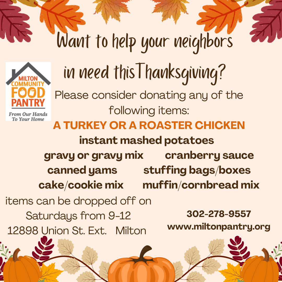 2026 Thanksgiving donations Instagram Post